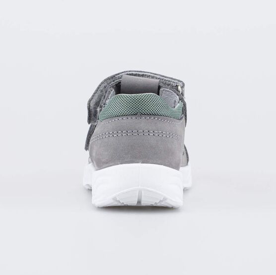 322207-22 Кожаные сандалии на липучках для мальчики серый фото №5