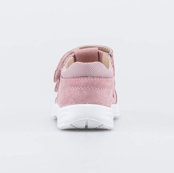 322207-23 Кожаные сандалии на липучках для девочки розовый фото №5