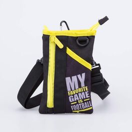 03703003-40 Кошелек для мальчика для мальчики черный + желтый