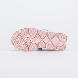 524077-18 Пляжные сандалии на липучках для девочки для девочки розовый + голубой фото №3