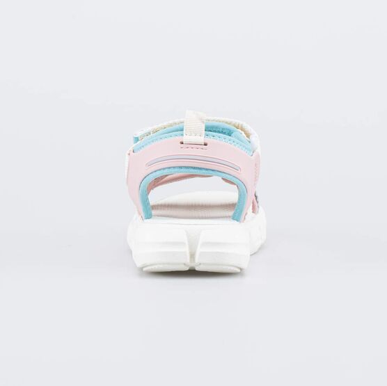524107-11 Пляжные сандалии для девочки Нежность для девочки бежевый + голубой фото №5