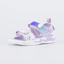 524109-11 Пляжные сандалии с LED Крылья для девочки сиреневый