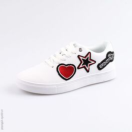 732214-71 Полуботинки для девочки белый