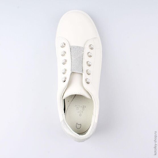 732226-21 Полуботинки для девочки бел-срб фото №4