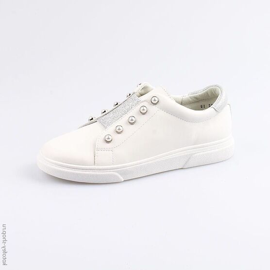 732226-21 Полуботинки для девочки бел-срб