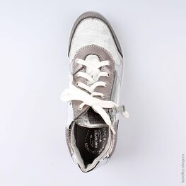 752138-21 Ботинки для девочки серебрист. фото №4