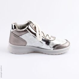 752138-21 Ботинки для девочки серебрист. фото №2