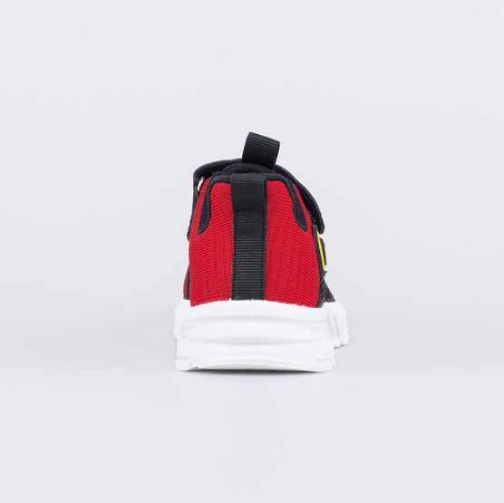 544078-11 Кроссовки из вязанного текстиля для мальчика для мальчики черный + красный фото №5