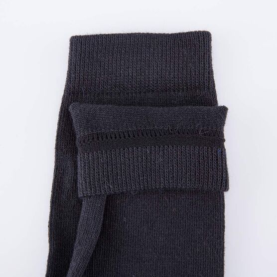 07042270-01 Детские гладкие термоноски MF черный для универсальные черный фото №2