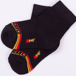 07042270-01 Детские гладкие термоноски MF черный для универсальные черный