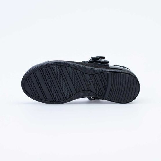 332132-22 Нарядные туфли для девочки черный фото №3