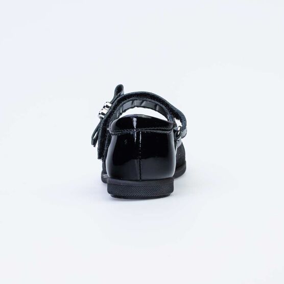 332132-22 Нарядные туфли для девочки черный фото №5