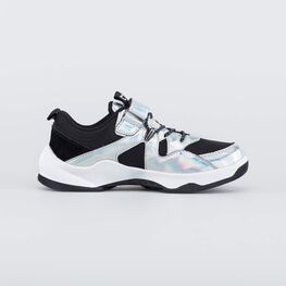 644367-82 Кроссовки утепленные для девочки срб-чер фото №2