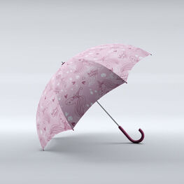 03807084-40 Зонт детский розовый для девочки розовый фото №2