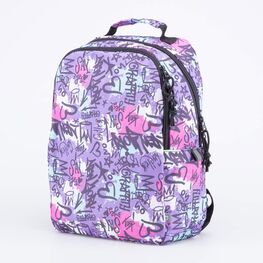 02811280-40 Рюкзак детский Граффити для девочки разноцветный фото №2