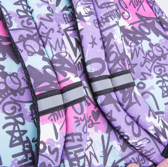 02811280-40 Рюкзак детский Граффити для девочки разноцветный фото №5