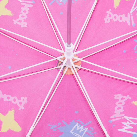 03807186-40 Зонт-трость Корги розовый для девочки розовый фото №3