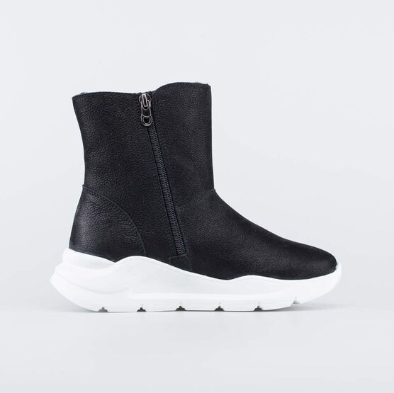 562066-42 Зимние ботинки для девочки для девочки черный фото №2