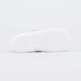 231255-12 Нарядные текстильные туфли Сердце для девочки серебрист. фото №3