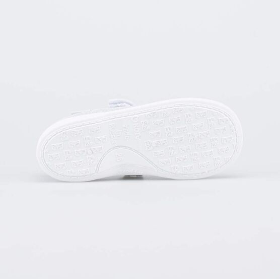 231255-12 Нарядные текстильные туфли Сердце для девочки серебрист. фото №3