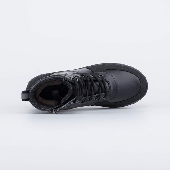 652204-51 Черные зимние ботинки для мальчика для мальчики черный фото №4