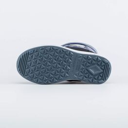 264023-42 Сапожки-дутики укороченные Сердце для девочки синий фото №3