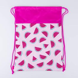 02808132-20 Мешок для сменной обуви Арбузы для девочки розовый