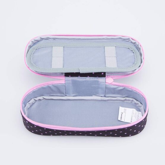 06805020-40 Пенал школьный для девочки черный + розовый фото №5