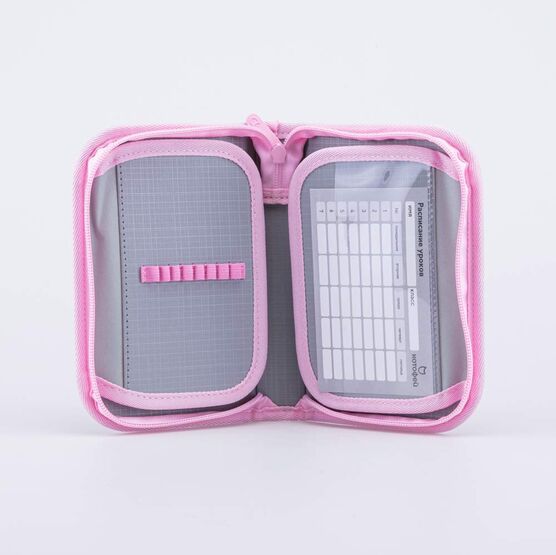 06805021-40 Пенал-книжка школьный Корги для девочки розовый фото №4