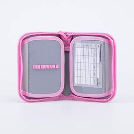 06805023-40 Пенал-книжка школьный розовый для девочки розовый фото №4