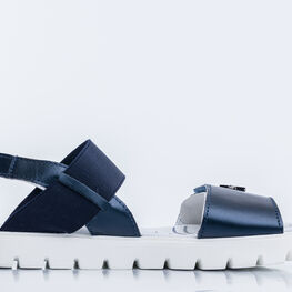 722018-23 Босоножки для девочки синий фото №3