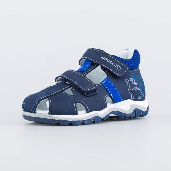 322151-21 Сандалии для мальчика для мальчики син-син