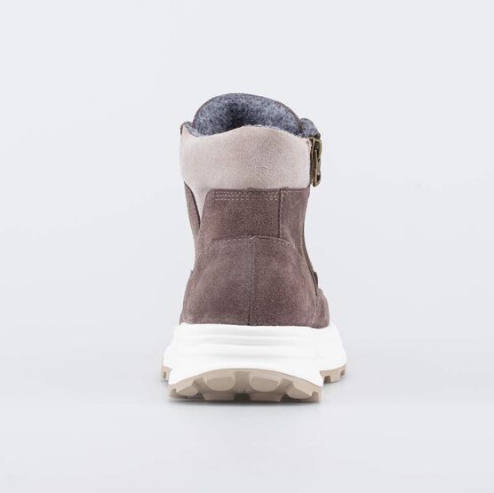 652227-31 Утепленные кожаные ботинки для девочки для девочки коричневый фото №5