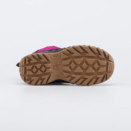 454706-43 Высокие мембранные ботинки для девочки для девочки фуксия + черный фото №3