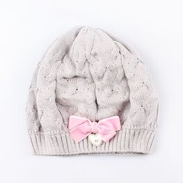 07811091-40 Шапка детская серая для девочки разноцветный фото №2