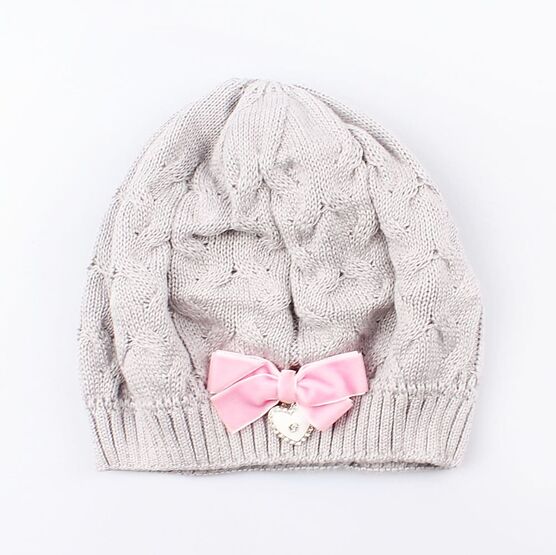 07811091-40 Шапка детская серая для девочки разноцветный фото №2