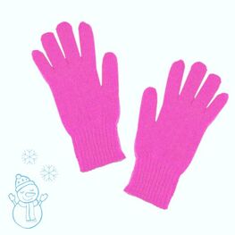 07822170-41 Теплые перчатки для девочек розовый для девочки ягодный