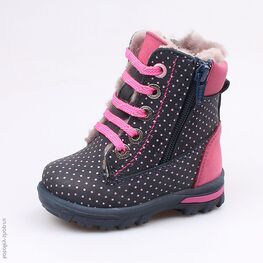 152158-51 Сапожки для девочки син-фук