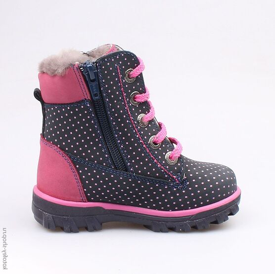 352124-51 Сапожки для девочки син-фук фото №2