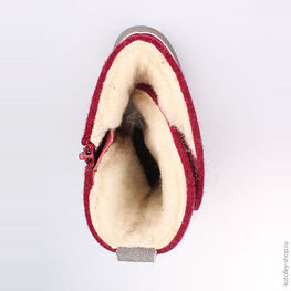 367094-42 Валенки для девочки бордовый фото №4