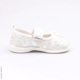 131071-11 Текстильная обувь для девочки серебрист. фото №2