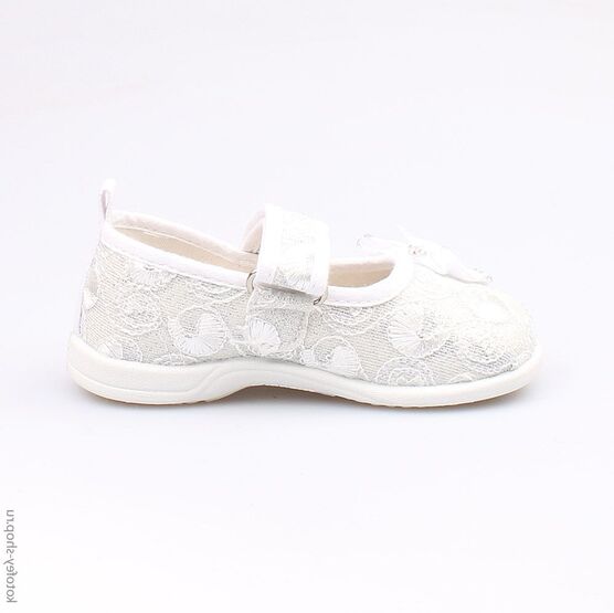 131071-11 Текстильная обувь для девочки серебрист. фото №2