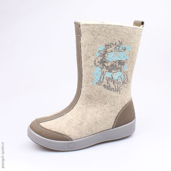 667014-41 Валенки для девочки серый