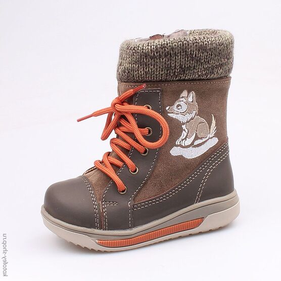 362084-53 Сапожки для мальчики беж-кор