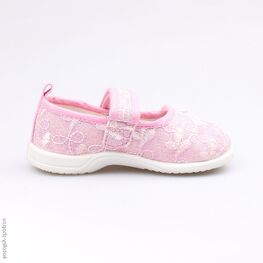 131124-11 Текстильная обувь для девочки розовый фото №2