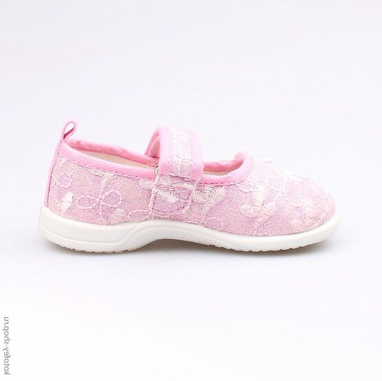 131124-11 Текстильная обувь для девочки розовый фото №2