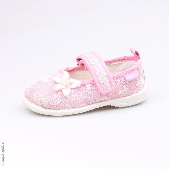 131124-11 Текстильная обувь для девочки розовый
