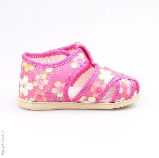 021002-71 Босоножки текстильные для девочки фуксия фото №2