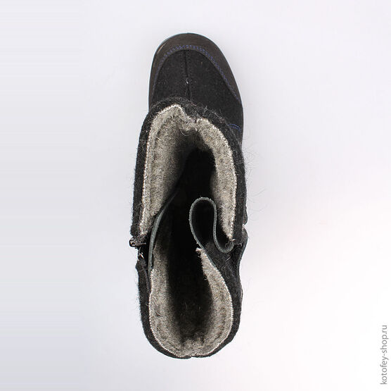 767024-41 Валенки для мальчики черный фото №4