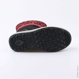 567043-42 Валенки для девочки черно-красный фото №3